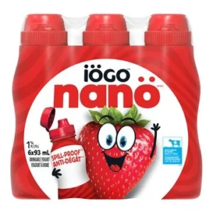 IOGO Mango Strawberry Yogurt 6 Pack