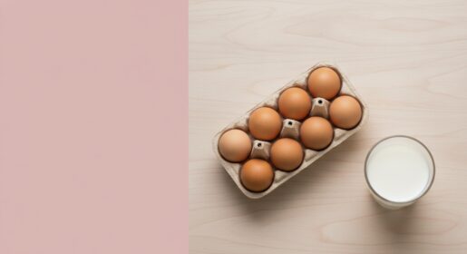 Milk and eggs grocery essentials
